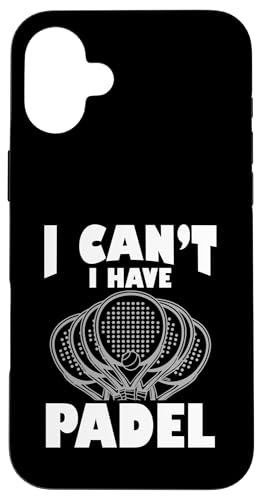 Paddelspieler Paddelball Hülle für iPhone 16 Plus von Padel Clothing for Padel Lovers