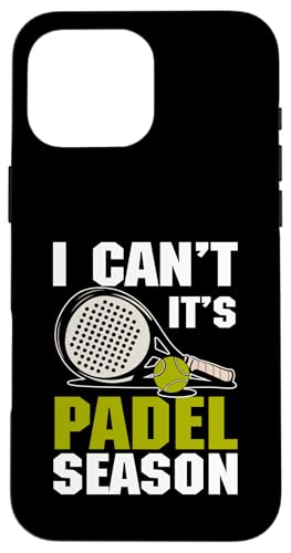 Paddelspieler Paddelball Hülle für iPhone 16 Pro Max von Padel Clothing for Padel Lovers