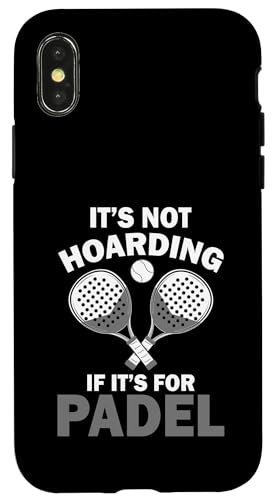 Paddelspieler Paddelball Hülle für iPhone X/XS von Padel Clothing for Padel Lovers