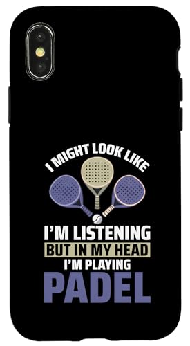 Paddelspieler Paddelball Hülle für iPhone X/XS von Padel Clothing for Padel Lovers