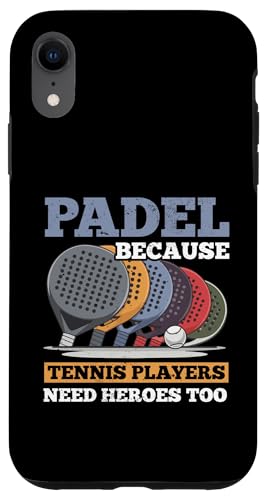 Paddelspieler Paddelball Hülle für iPhone XR von Padel Clothing for Padel Lovers