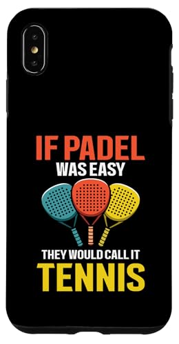 Paddelspieler Paddelball Hülle für iPhone XS Max von Padel Clothing for Padel Lovers