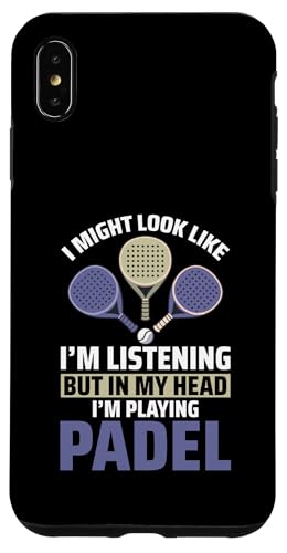 Paddelspieler Paddelball Hülle für iPhone XS Max von Padel Clothing for Padel Lovers