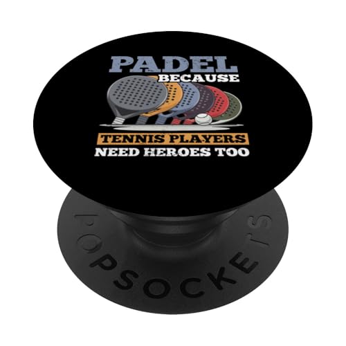 Paddelspieler Paddelball PopSockets Klebender PopGrip Paddelspieler Paddelball PopSockets Klebender PopGrip von Padel Clothing for Padel Lovers