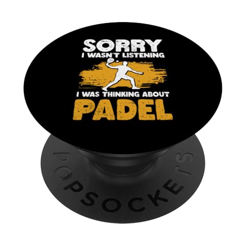 Paddelspieler Paddelball PopSockets Klebender PopGrip Paddelspieler Paddelball PopSockets Klebender PopGrip von Padel Clothing for Padel Lovers