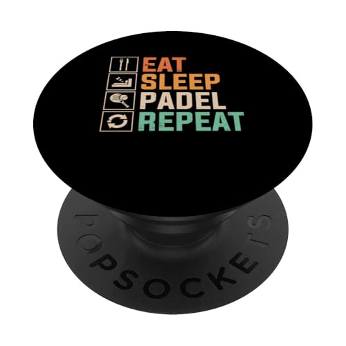 Paddelspieler Paddelball PopSockets Klebender PopGrip Paddelspieler Paddelball PopSockets Klebender PopGrip von Padel Clothing for Padel Lovers