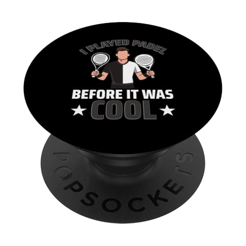 Paddelspieler Paddelball PopSockets Klebender PopGrip Paddelspieler Paddelball PopSockets Klebender PopGrip von Padel Clothing for Padel Lovers