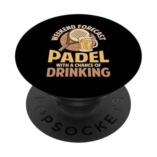 Paddelspieler Paddelball PopSockets Klebender PopGrip Paddelspieler Paddelball PopSockets Klebender PopGrip von Padel Clothing for Padel Lovers