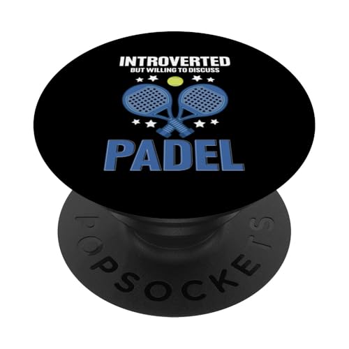 Paddelspieler Paddelball PopSockets Klebender PopGrip Paddelspieler Paddelball PopSockets Klebender PopGrip von Padel Clothing for Padel Lovers