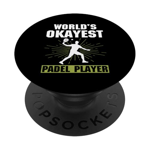 Paddelspieler Paddelball PopSockets Klebender PopGrip Paddelspieler Paddelball PopSockets Klebender PopGrip von Padel Clothing for Padel Lovers