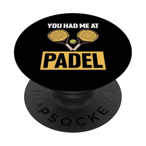 Paddelspieler Paddelball PopSockets Klebender PopGrip Paddelspieler Paddelball PopSockets Klebender PopGrip von Padel Clothing for Padel Lovers
