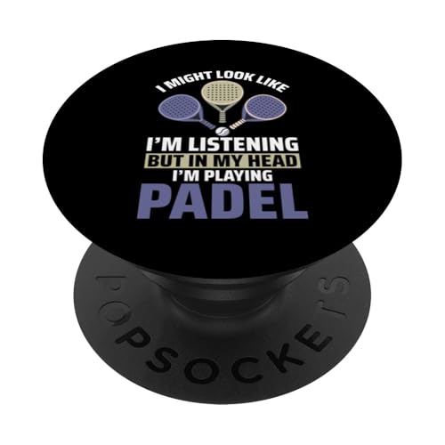Paddelspieler Paddelball PopSockets Klebender PopGrip Paddelspieler Paddelball PopSockets Klebender PopGrip von Padel Clothing for Padel Lovers