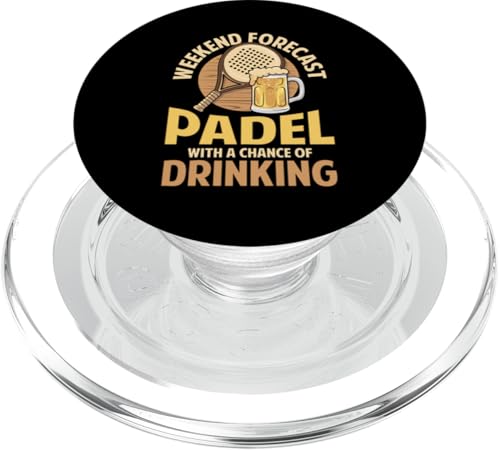 Paddelspieler Paddelball PopSockets PopGrip für MagSafe Paddelspieler Paddelball PopSockets PopGrip für MagSafe von Padel Clothing for Padel Lovers