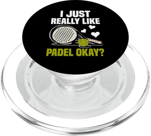 Paddelspieler Paddelball PopSockets PopGrip für MagSafe Paddelspieler Paddelball PopSockets PopGrip für MagSafe von Padel Clothing for Padel Lovers