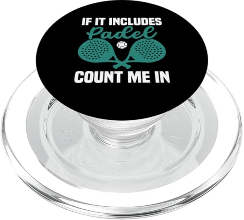 Paddelspieler Paddelball PopSockets PopGrip für MagSafe Paddelspieler Paddelball PopSockets PopGrip für MagSafe von Padel Clothing for Padel Lovers