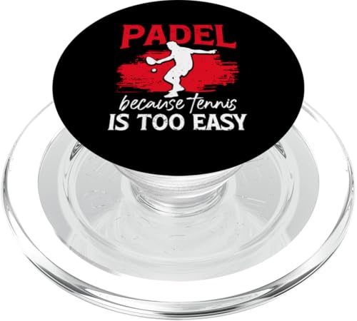 Paddelspieler Paddelball PopSockets PopGrip für MagSafe Paddelspieler Paddelball PopSockets PopGrip für MagSafe von Padel Clothing for Padel Lovers