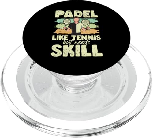 Paddelspieler Paddelball PopSockets PopGrip für MagSafe von Padel Clothing for Padel Lovers