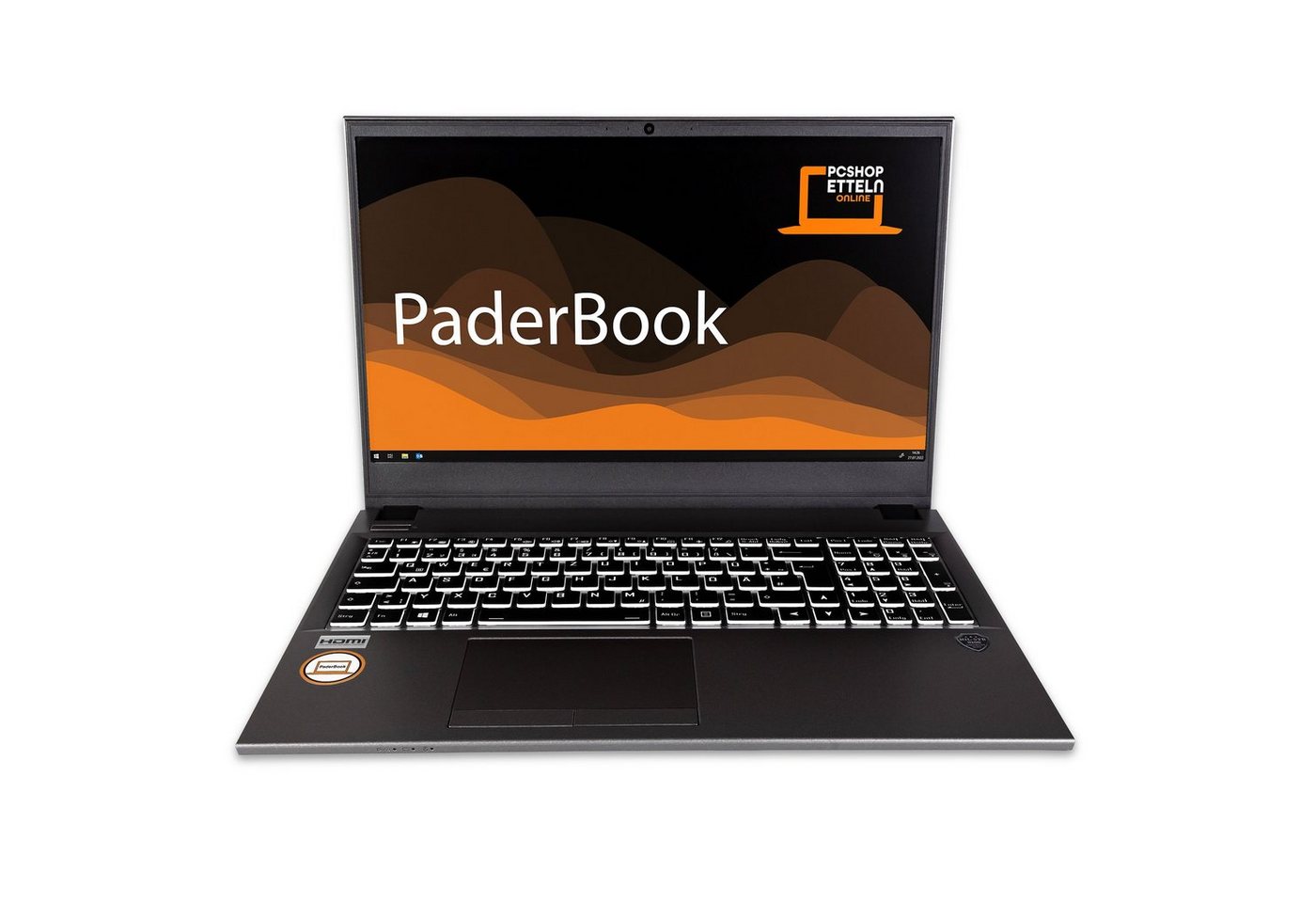 PaderBook Basic i75 Notebook (Intel Core i7 1255U, Iris Xe Graphics G7, 500 GB SSD, fertig installiert & aktiviert) von PaderBook