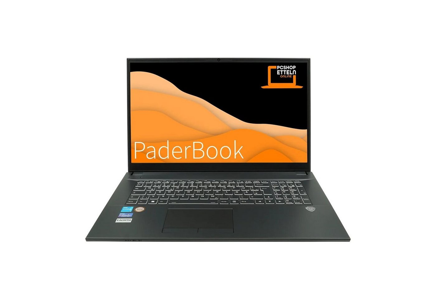 PaderBook Basic i77 Notebook (43,90 cm/17.3 Zoll, Intel Core i7 1255U, Iris Xe Graphics G7, 500 GB SSD, fertig installiert & aktiviert) von PaderBook