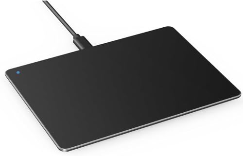 Touchpad Kabelgebunden, Externes Aluminium Trackpad mit Multi-Touch Navigation, Hochpräzise Touchpad Maus für Win 11/10/ 7/8, Computer/Laptop, Grau von Paekear