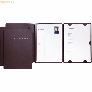 20 x Pagna Bewerbungsset Select 3-teilig 3 Mappen schwarz 20 x Pagna Bewerbungsset Select 3-teilig 3 Mappen schwarz von Pagna