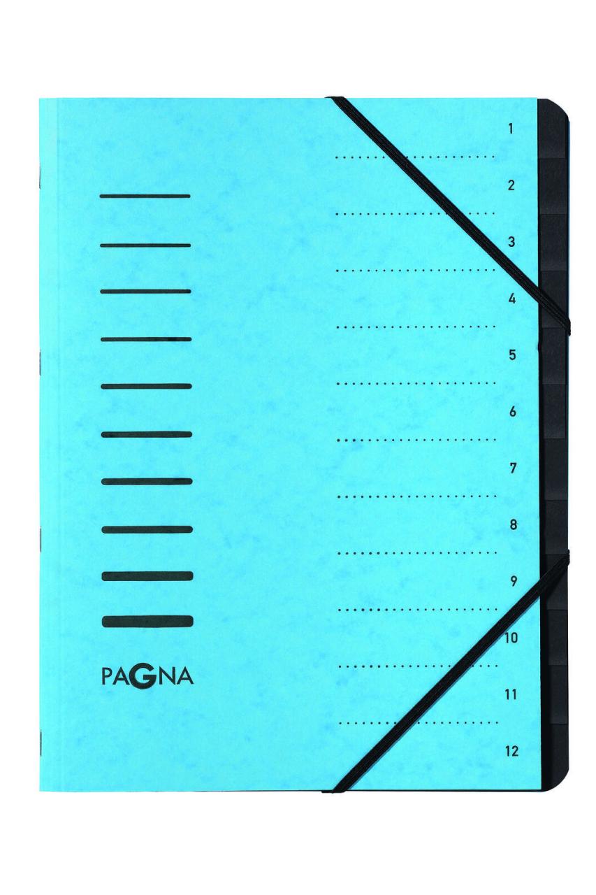 PAGNA Ordnungsmappe DIN A4 12-Fach hellblau PAGNA Ordnungsmappe DIN A4 12-Fach hellblau von Pagna