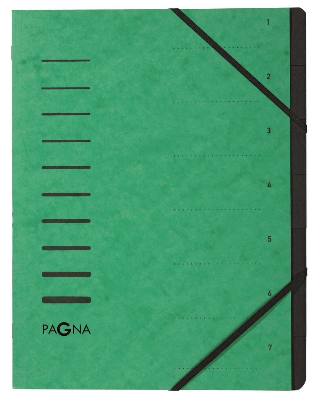 PAGNA Ordnungsmappe DIN A4 7-Fach grün PAGNA Ordnungsmappe DIN A4 7-Fach grün von Pagna