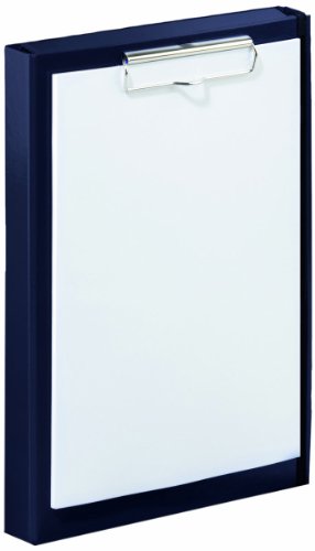 Pagna 24011-04 Duobox Color-Einband, für A4, 3 Innenklappen, schwarz mit Gummizugverschluss und Klemmmechanik von Pagna