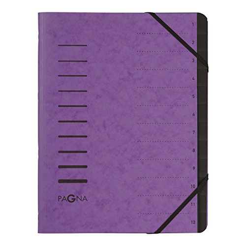 Pagna 40059-10 Ordnungsmappe 12 Fächer, aubergine Pagna 40059-10 Ordnungsmappe 12 Fächer, aubergine von Pagna
