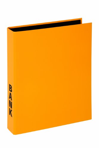 Pagna 40851-04 Bankordner A4 Basic Colours, 2-Bügel-Mechanik, Niederhalter laminierter Papiereinband, gelb von Pagna