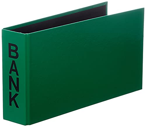 Pagna 40851-05 Bankordner A4 Basic Colours, 2-Bügel-Mechanik, Niederhalter laminierter Papiereinband, grün von Pagna