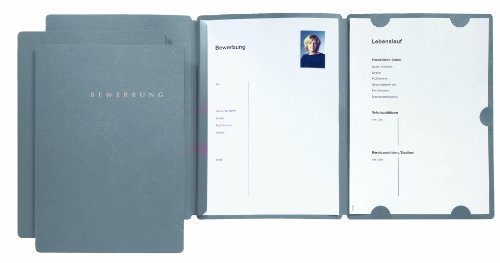 Pagna Bewerbungsset Select Basic (3 Bewerbungsmappen) grau von Pagna