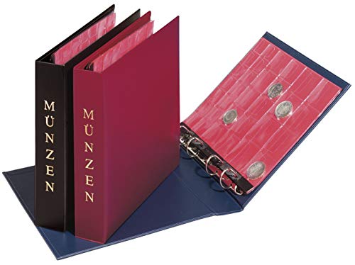 Pagna Münzalbum (inkl. zwei Münzhüllen, 4D) weinrot von Pagna