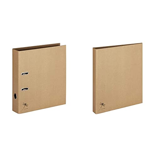 Pagna Ordner A4 Pur, praktische 2-Ring-Mechanik, stabiler Graukarton mit Kraftpapier überzogen & Ringbuch A4 Pur, praktische 2-Ring-Mechanik, stabiler Graukarton mit Kraftpapier überzogen Pagna Ordner A4 Pur, praktische 2-Ring-Mechanik, stabiler Graukarton mit Kraftpapier überzogen & Ringbuch A4 Pur, praktische 2-Ring-Mechanik, stabiler Graukarton mit Kraftpapier überzogen von Pagna