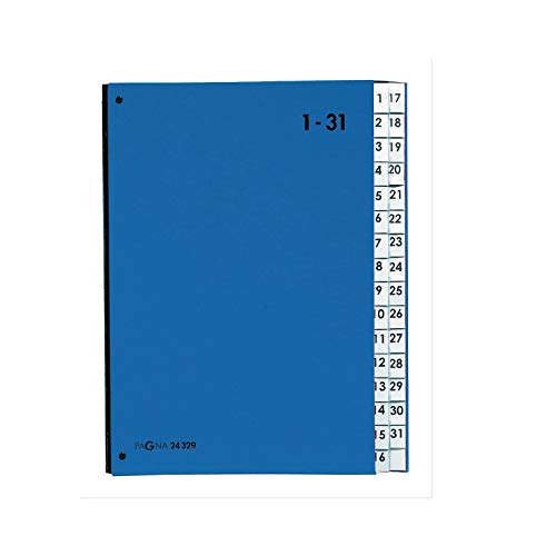 Pagna Pultordner 1-31, blau, für DIN A4 und Überformate von Pagna