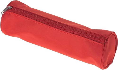Pagna Schlampermäppchen Basic Colours strapazierfähiges Nylon, 220x70 mm, Keder Farbe: rot von Pagna