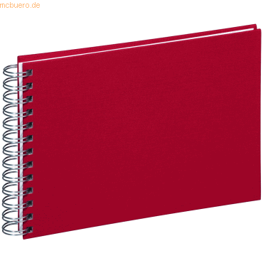 Pagna Spiralalbum 24x17cm 40 Seiten rot von Pagna