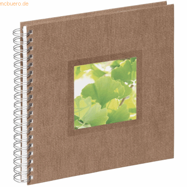 Pagna Spiralalbum 24x25cm Nature Ginkgo braun 50 Seiten Pagna Spiralalbum 24x25cm Nature Ginkgo braun 50 Seiten von Pagna