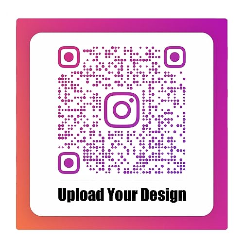 50/100 Stück benutzerdefinierte Instagram-QR-Code-Aufkleber, personalisierbar, Venmo, Facebook, QR-Code-Etiketten zur Aufbewahrung, gestalten Sie Ihre eigenen Aufkleber, Vollfarbdruck, von Pahdecor