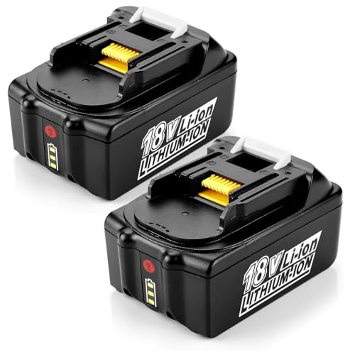 BL1850B Ersatzakku Kompatibel mit Makita 18V Akku für BL1860B BL1860 BL1850 BL1840B BL1830 BL1815 LXT-400 2Stück Batterie für Makita Akku-Kettensäge DUC355Z DUC353Z DDF485Z DHP487Z Akkuschrauber BL1850B Ersatzakku Kompatibel mit Makita 18V Akku für BL1860B BL1860 BL1850 BL1840B BL1830 BL1815 LXT-400 2Stück Batterie für Makita Akku-Kettensäge DUC355Z DUC353Z DDF485Z DHP487Z Akkuschrauber von PaillYue
