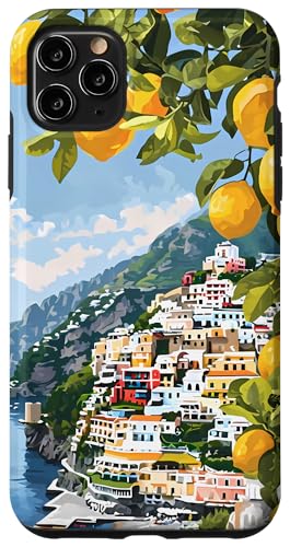 Hülle für iPhone 11 Pro Max Italienische Küste mit Amalfi-Zitronen aus dem Mittelmeer Hülle für iPhone 11 Pro Max Italienische Küste mit Amalfi-Zitronen aus dem Mittelmeer von Painting of the Italian Mediterranean Amalfi Coast