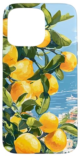 Italienische Küste mit Amalfi-Zitronen aus dem Mittelmeer Hülle für iPhone 15 Pro Max Italienische Küste mit Amalfi-Zitronen aus dem Mittelmeer Hülle für iPhone 15 Pro Max von Painting of the Italian Mediterranean Amalfi Coast