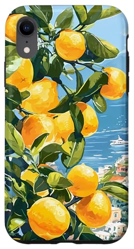 Italienische Küste mit Amalfi-Zitronen aus dem Mittelmeer Hülle für iPhone XR Italienische Küste mit Amalfi-Zitronen aus dem Mittelmeer Hülle für iPhone XR von Painting of the Italian Mediterranean Amalfi Coast