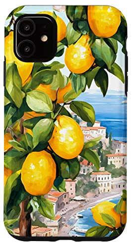 Hülle für iPhone 11 Amalfiküste mit Amalfi-Zitronen aus dem Mittelmeer Hülle für iPhone 11 Amalfiküste mit Amalfi-Zitronen aus dem Mittelmeer von Paintings of the Mediterranean Amalfi Coast