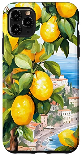 Hülle für iPhone 11 Pro Max Amalfiküste mit Amalfi-Zitronen aus dem Mittelmeer Hülle für iPhone 11 Pro Max Amalfiküste mit Amalfi-Zitronen aus dem Mittelmeer von Paintings of the Mediterranean Amalfi Coast