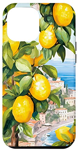 Hülle für iPhone 12 Pro Max Amalfiküste mit Amalfi-Zitronen aus dem Mittelmeer Hülle für iPhone 12 Pro Max Amalfiküste mit Amalfi-Zitronen aus dem Mittelmeer von Paintings of the Mediterranean Amalfi Coast