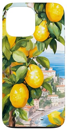 Hülle für iPhone 13 Pro Max Amalfiküste mit Amalfi-Zitronen aus dem Mittelmeer Hülle für iPhone 13 Pro Max Amalfiküste mit Amalfi-Zitronen aus dem Mittelmeer von Paintings of the Mediterranean Amalfi Coast