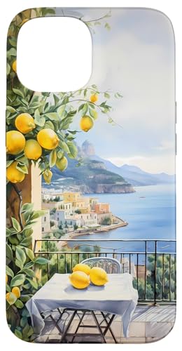 Hülle für iPhone 15 Amalfiküste mit Amalfi-Zitronen aus dem Mittelmeer Hülle für iPhone 15 Amalfiküste mit Amalfi-Zitronen aus dem Mittelmeer von Paintings of the Mediterranean Amalfi Coast