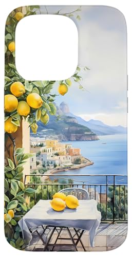 Hülle für iPhone 15 Pro Amalfiküste mit Amalfi-Zitronen aus dem Mittelmeer Hülle für iPhone 15 Pro Amalfiküste mit Amalfi-Zitronen aus dem Mittelmeer von Paintings of the Mediterranean Amalfi Coast