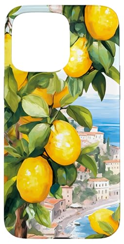 Hülle für iPhone 15 Pro Max Amalfiküste mit Amalfi-Zitronen aus dem Mittelmeer Hülle für iPhone 15 Pro Max Amalfiküste mit Amalfi-Zitronen aus dem Mittelmeer von Paintings of the Mediterranean Amalfi Coast